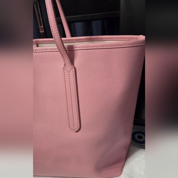 FURLA Tote, Pink- EUC - Picture 4 of 11
